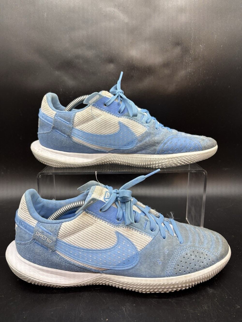 Nike Street Gato Blue White Indoor Soccer Shoes DC8466-400 Men's Size 7